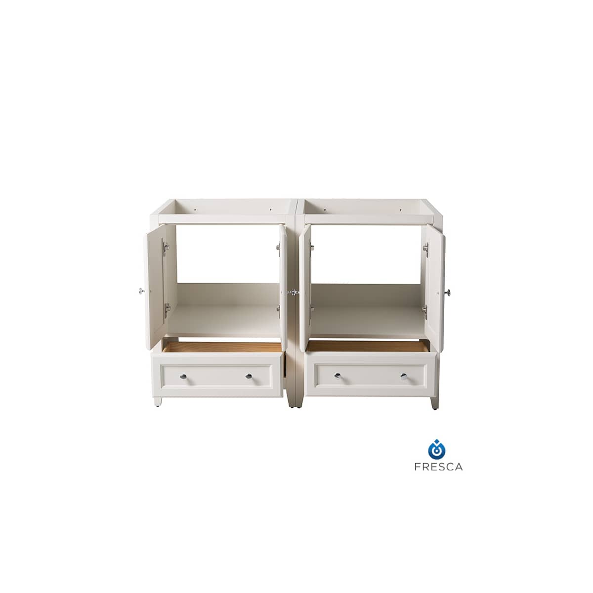 Oxford 48" Double Free Standing Vanity Cabinet - Less Vanity Top