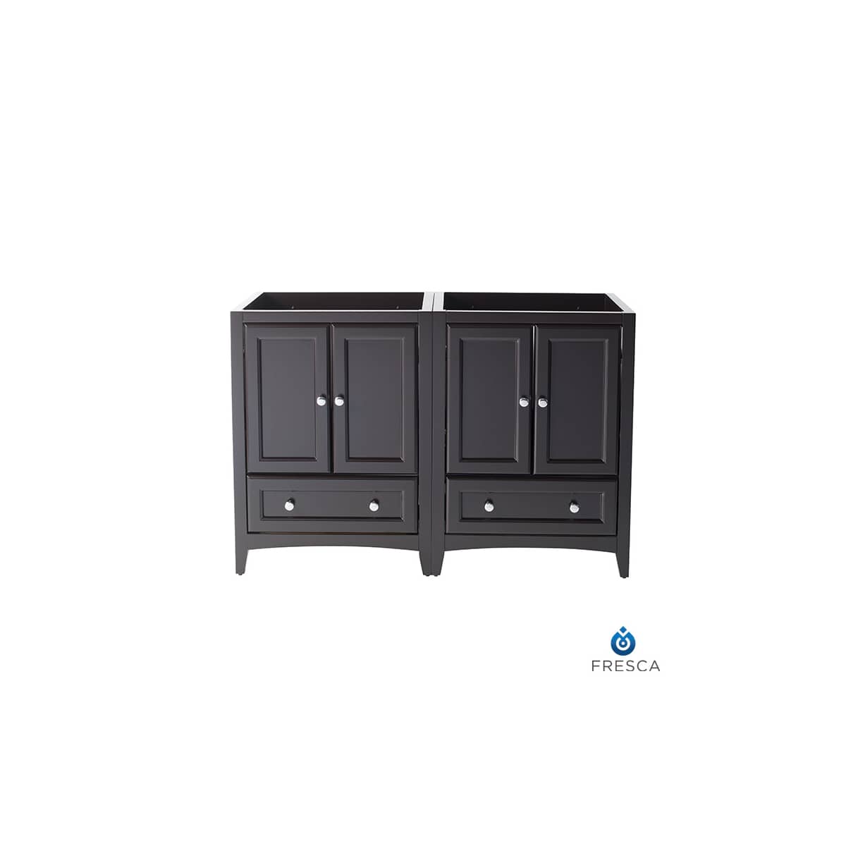 Oxford 48" Double Free Standing Vanity Cabinet - Less Vanity Top