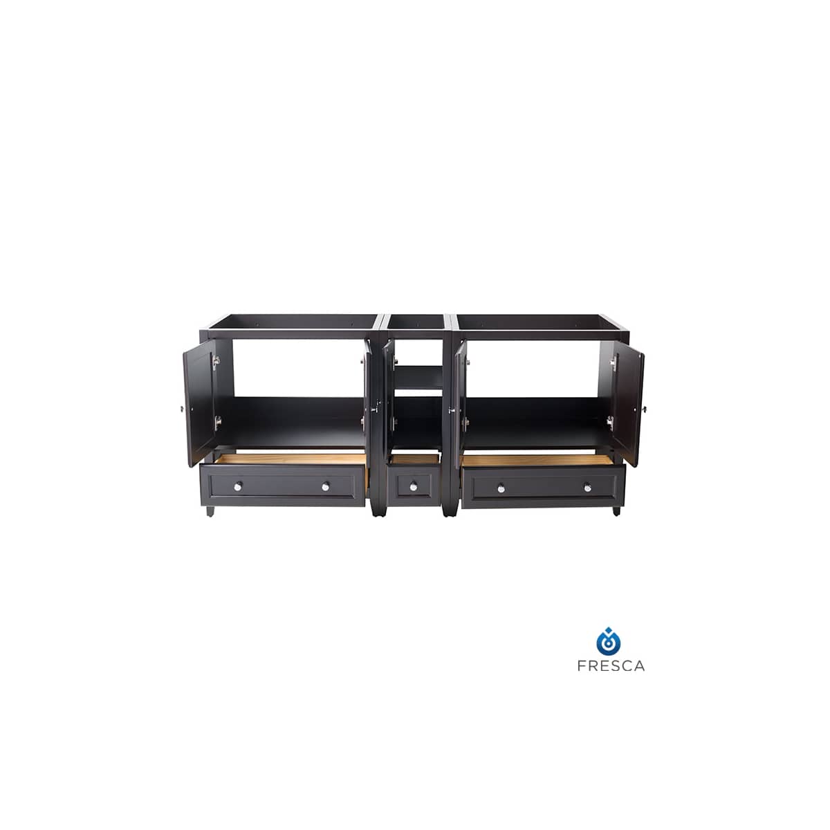 Oxford 72" Double Free Standing Vanity Cabinet - Less Vanity Top - image 12
