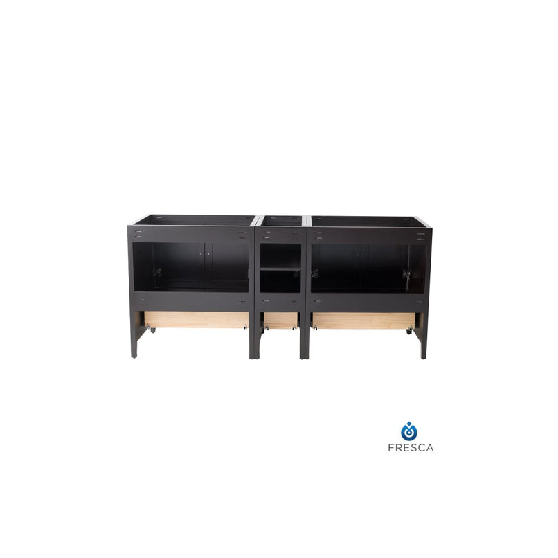 Oxford 72" Double Free Standing Vanity Cabinet - Less Vanity Top - image 13