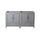 Oxford 60" Double Free Standing Vanity Cabinet - Less Vanity Top - image 2