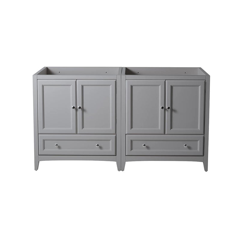 Oxford 60" Double Free Standing Vanity Cabinet - Less Vanity Top - image 2