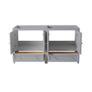 Oxford 60" Double Free Standing Vanity Cabinet - Less Vanity Top - image 3