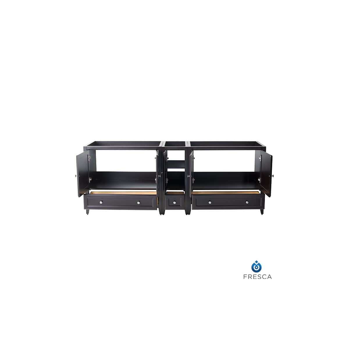Oxford 84" Double Free Standing Vanity Cabinet - Less Vanity Top - image 13