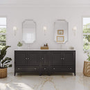 Oxford 84" Double Free Standing Vanity Cabinet - Less Vanity Top - image 15