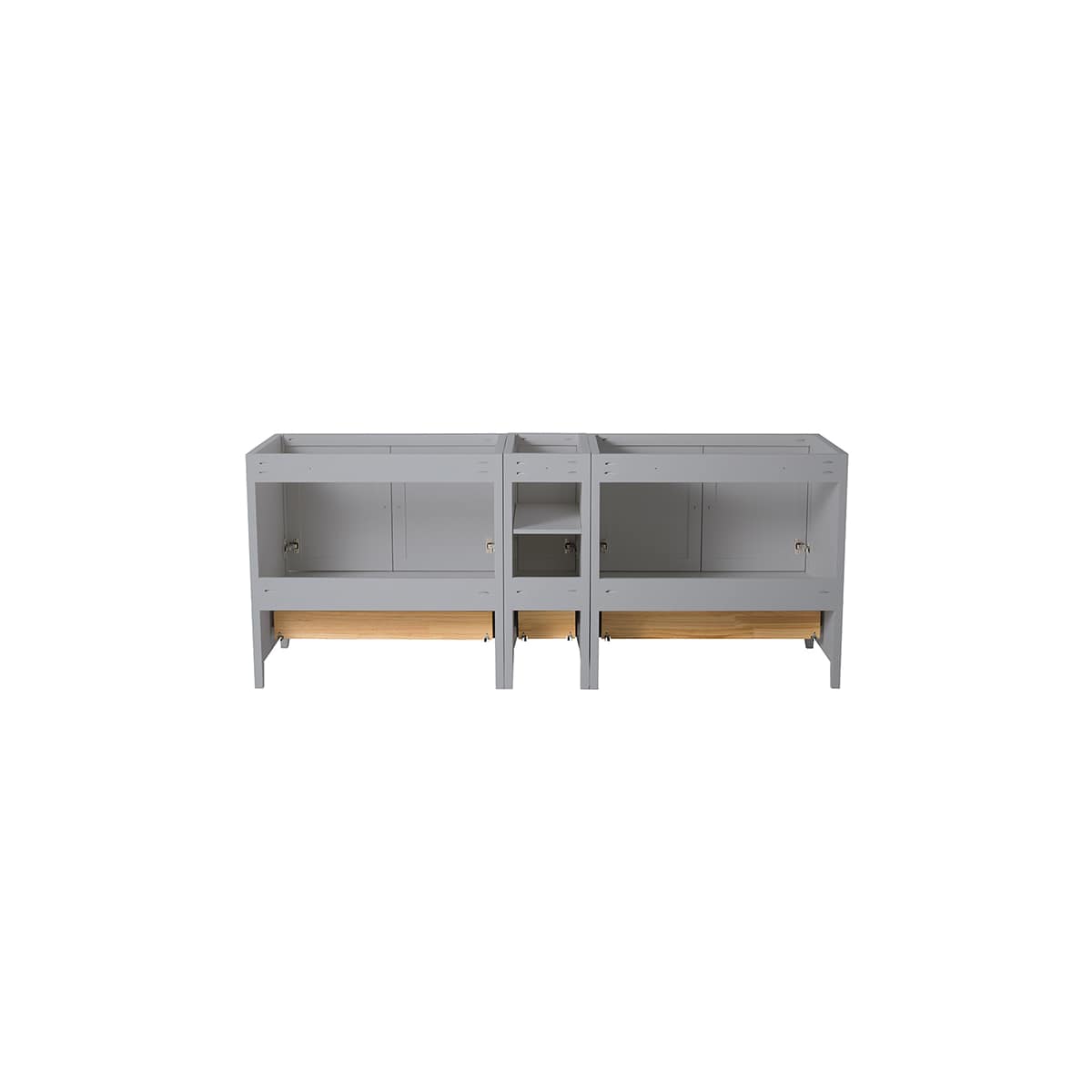 Oxford 84" Double Free Standing Vanity Cabinet - Less Vanity Top - image 18