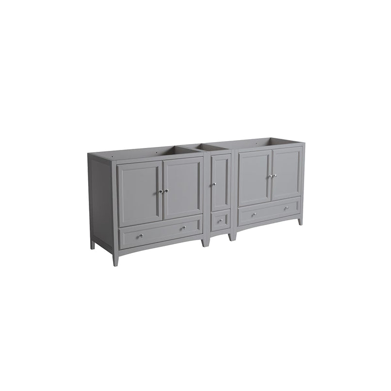 Oxford 84" Double Free Standing Vanity Cabinet - Less Vanity Top - image 1