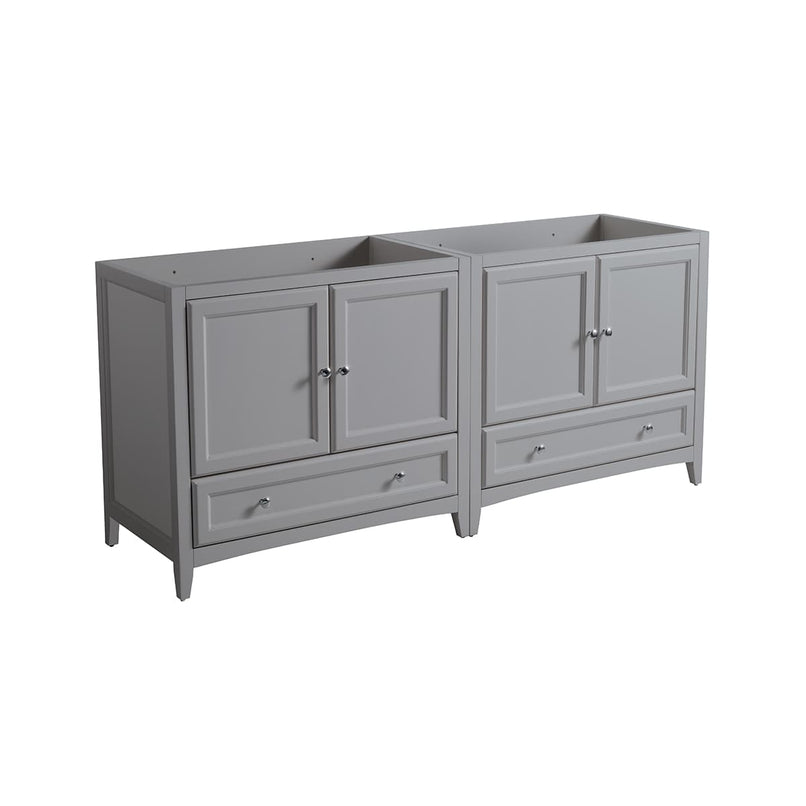 Oxford 72" Double Free Standing Vanity Cabinet - Less Vanity Top - image 1
