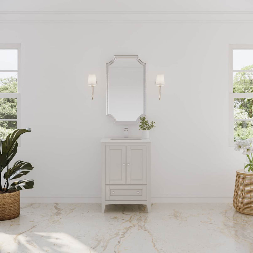 Oxford 24" Single Free Standing Vanity Cabinet - Less Vanity Top - image 6