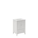 Oxford 24" Free Standing Single Basin Vanity Set with Cabinet and Quartz Vanity Top - image 2