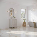 Oxford 24" Free Standing Single Basin Vanity Set with Cabinet and Quartz Vanity Top - image 5