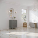 Oxford 24" Free Standing Single Basin Vanity Set with Cabinet and Quartz Vanity Top - image 17