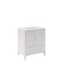 Oxford 30" Free Standing Single Basin Vanity Set with Cabinet and Quartz Vanity Top - image 2