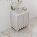 Oxford 30" Free Standing Single Basin Vanity Set with Cabinet and Quartz Vanity Top - image 4