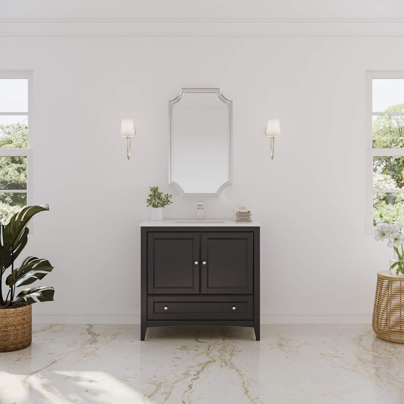 Oxford 36" Single Free Standing Vanity Cabinet - Less Vanity Top - image 13