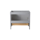 Oxford 36" Single Free Standing Vanity Cabinet - Less Vanity Top - image 16