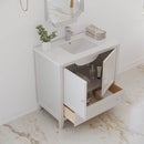 Oxford 36" Free Standing Single Basin Vanity Set with Cabinet and Quartz Vanity Top - image 3