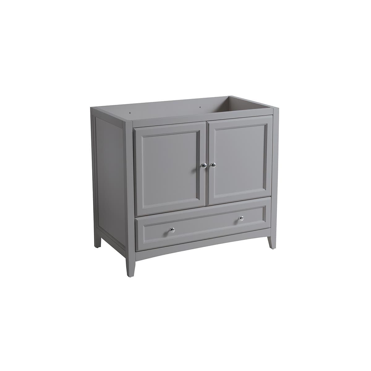Oxford 36" Single Free Standing Vanity Cabinet - Less Vanity Top