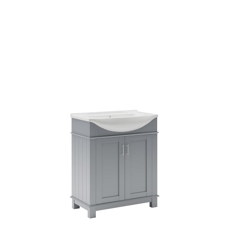 Hartford 30" Free Standing Single Basin Vanity Set with Cabinet and Ceramic Vanity Top - image 11