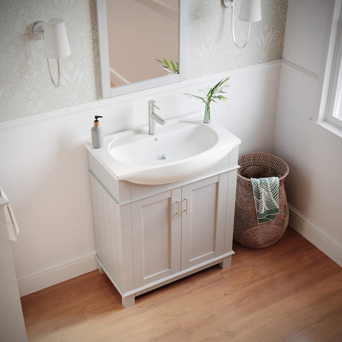 Hartford 30" Free Standing Single Basin Vanity Set with Cabinet and Ceramic Vanity Top - image 19
