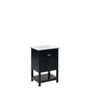 Manchester 24" Free Standing Single Basin Vanity Set with Cabinet and Ceramic Vanity Top - image 2