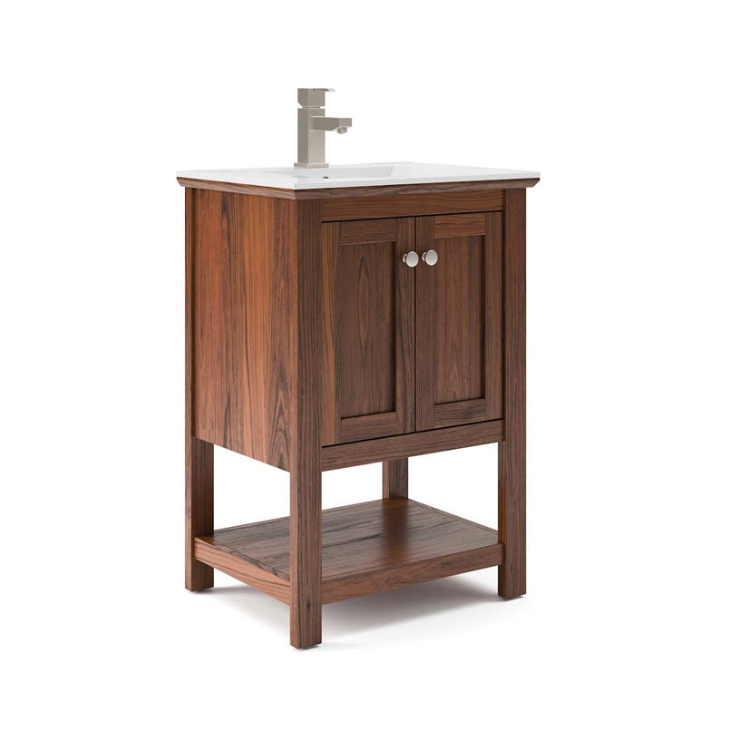 Manchester 24" Free Standing Single Basin Vanity Set with Cabinet and Ceramic Vanity Top - image 30