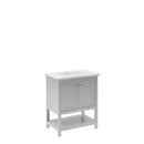 Manchester 30" Free Standing Single Basin Vanity Set with Cabinet and Ceramic Vanity Top - image 12