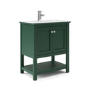 Manchester 30" Free Standing Single Basin Vanity Set with Cabinet and Ceramic Vanity Top - image 19