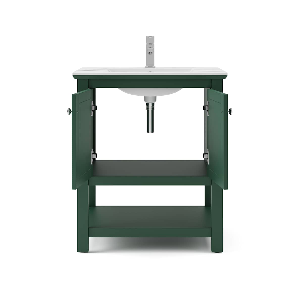 Manchester 30" Free Standing Single Basin Vanity Set with Cabinet and Ceramic Vanity Top - image 21