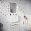 Manchester 30" Free Standing Single Basin Vanity Set with Cabinet and Ceramic Vanity Top - image 25