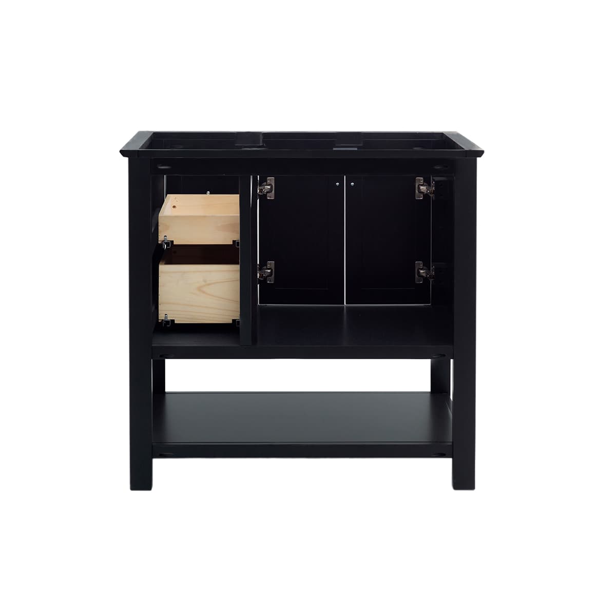 Manchester 36" Single Free Standing Vanity Cabinet - Less Vanity Top