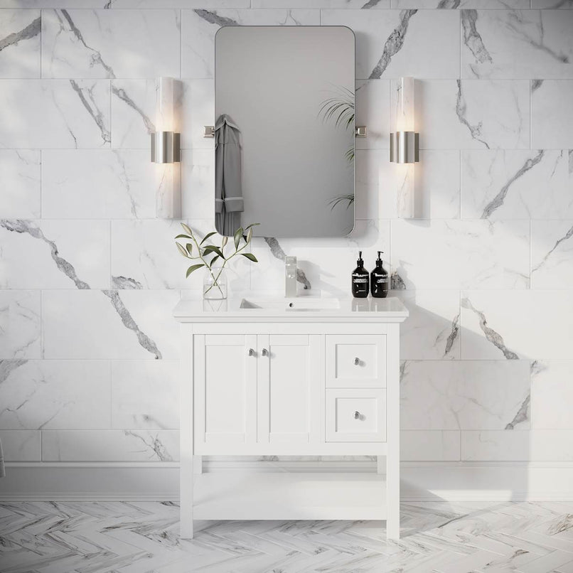 Manchester 36" Single Free Standing Vanity Cabinet - Less Vanity Top - image 24