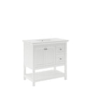 Manchester 36" Free Standing Single Basin Vanity Set with Cabinet and Quartz Vanity Top - image 18