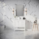Manchester 36" Free Standing Single Basin Vanity Set with Cabinet and Quartz Vanity Top - image 19