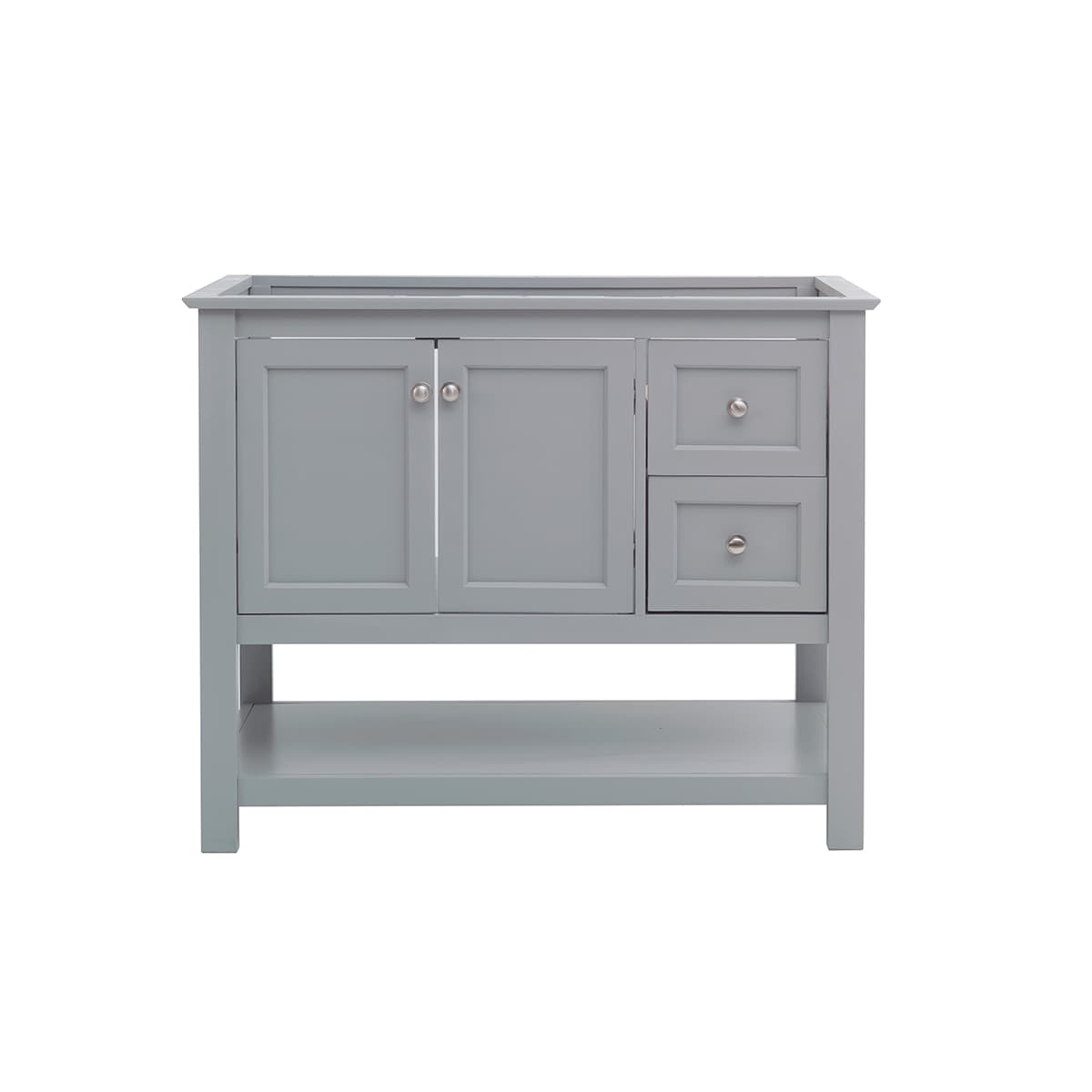 Manchester 40" Single Free Standing Vanity Cabinet - Less Vanity Top