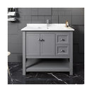 Manchester 42" Free Standing Single Basin Vanity Set with Cabinet and Quartz Vanity Top - image 13