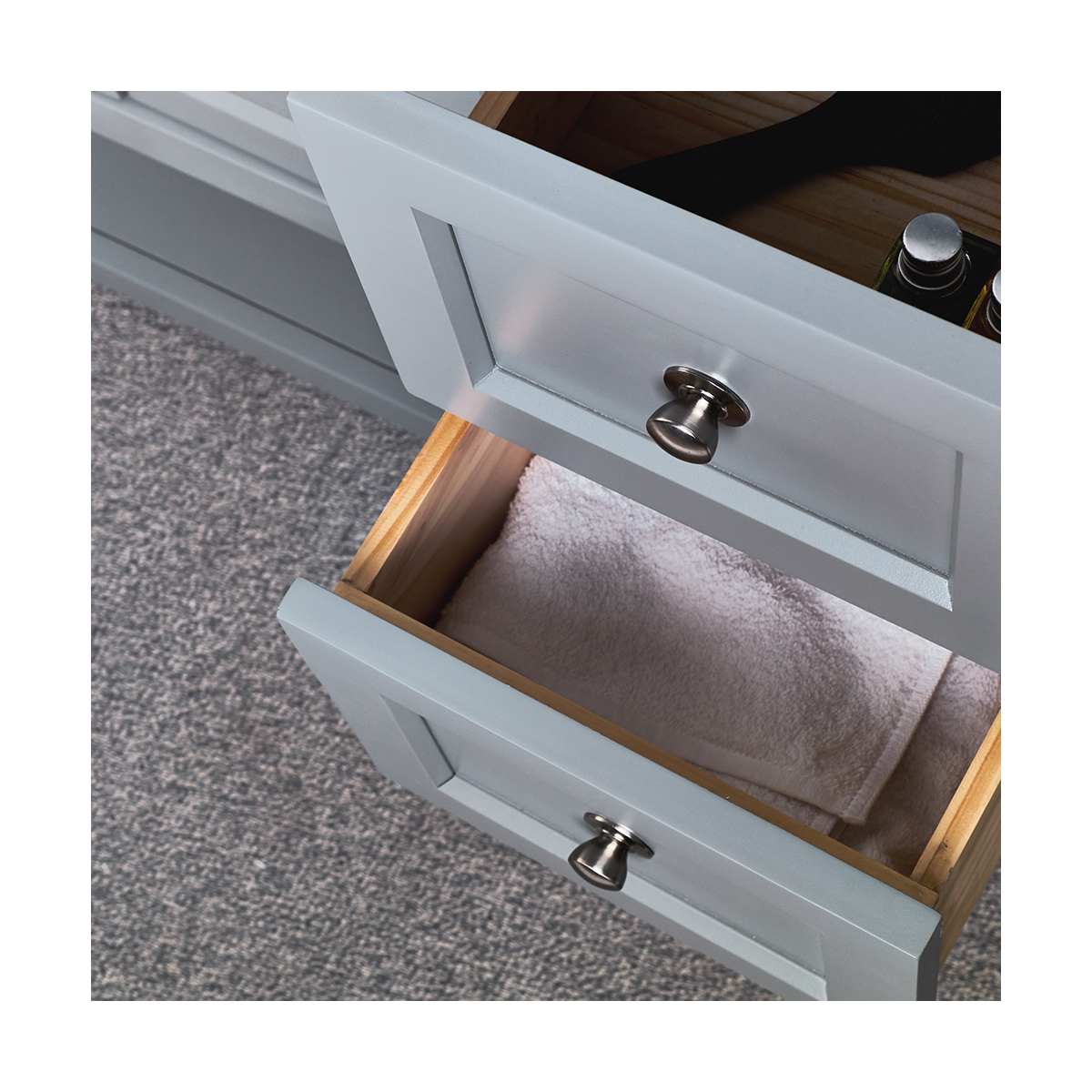 Manchester 42" Free Standing Single Basin Vanity Set with Cabinet and Quartz Vanity Top - image 11