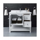 Manchester 42" Free Standing Single Basin Vanity Set with Cabinet and Quartz Vanity Top - image 2