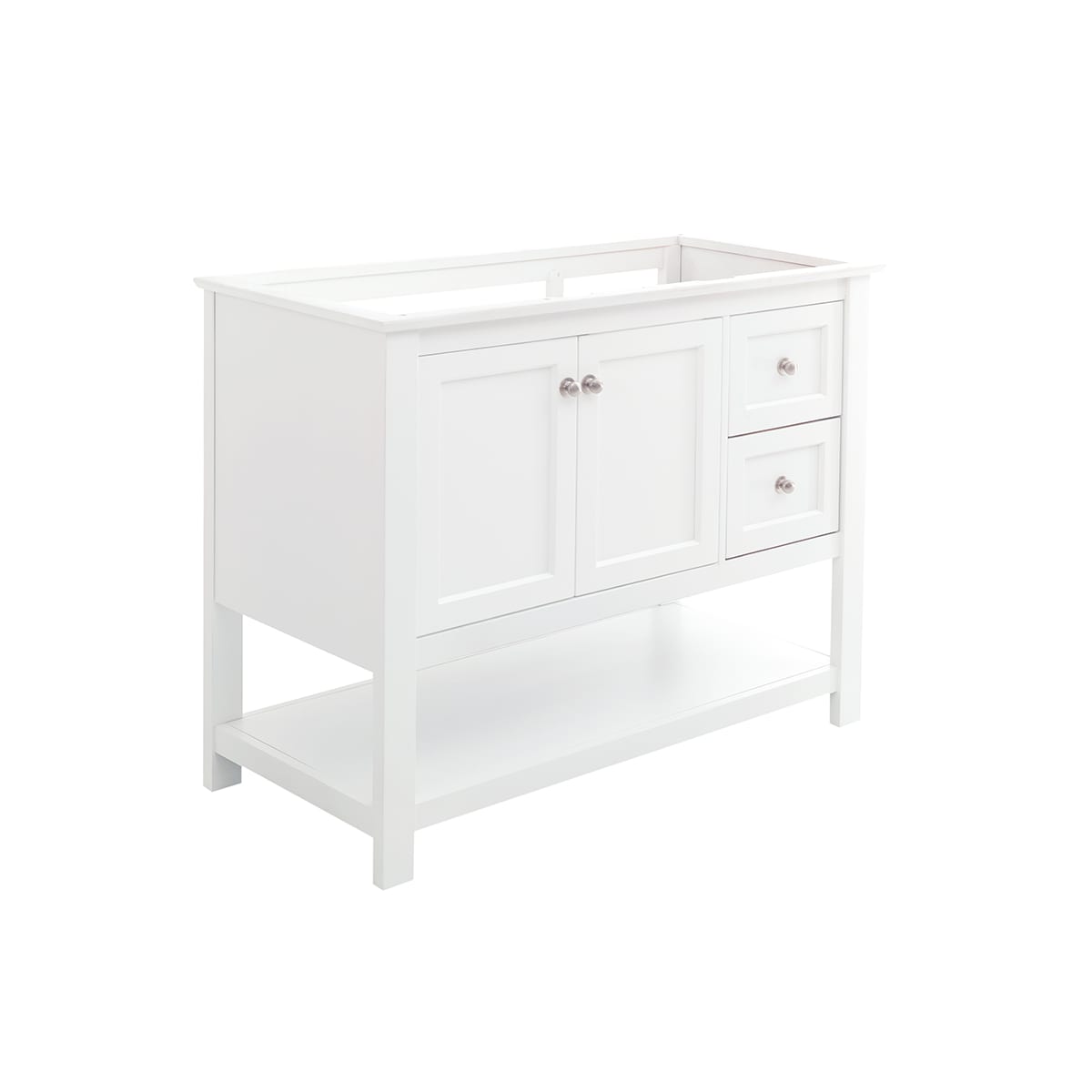 Manchester 40" Single Free Standing Vanity Cabinet - Less Vanity Top - image 1