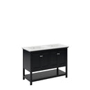 Manchester 48" Free Standing Double Basin Vanity Set with Cabinet and Quartz Vanity Top - image 2