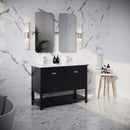 Manchester 48" Free Standing Double Basin Vanity Set with Cabinet and Quartz Vanity Top - image 4