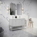 Manchester 48" Free Standing Double Basin Vanity Set with Cabinet and Quartz Vanity Top - image 14
