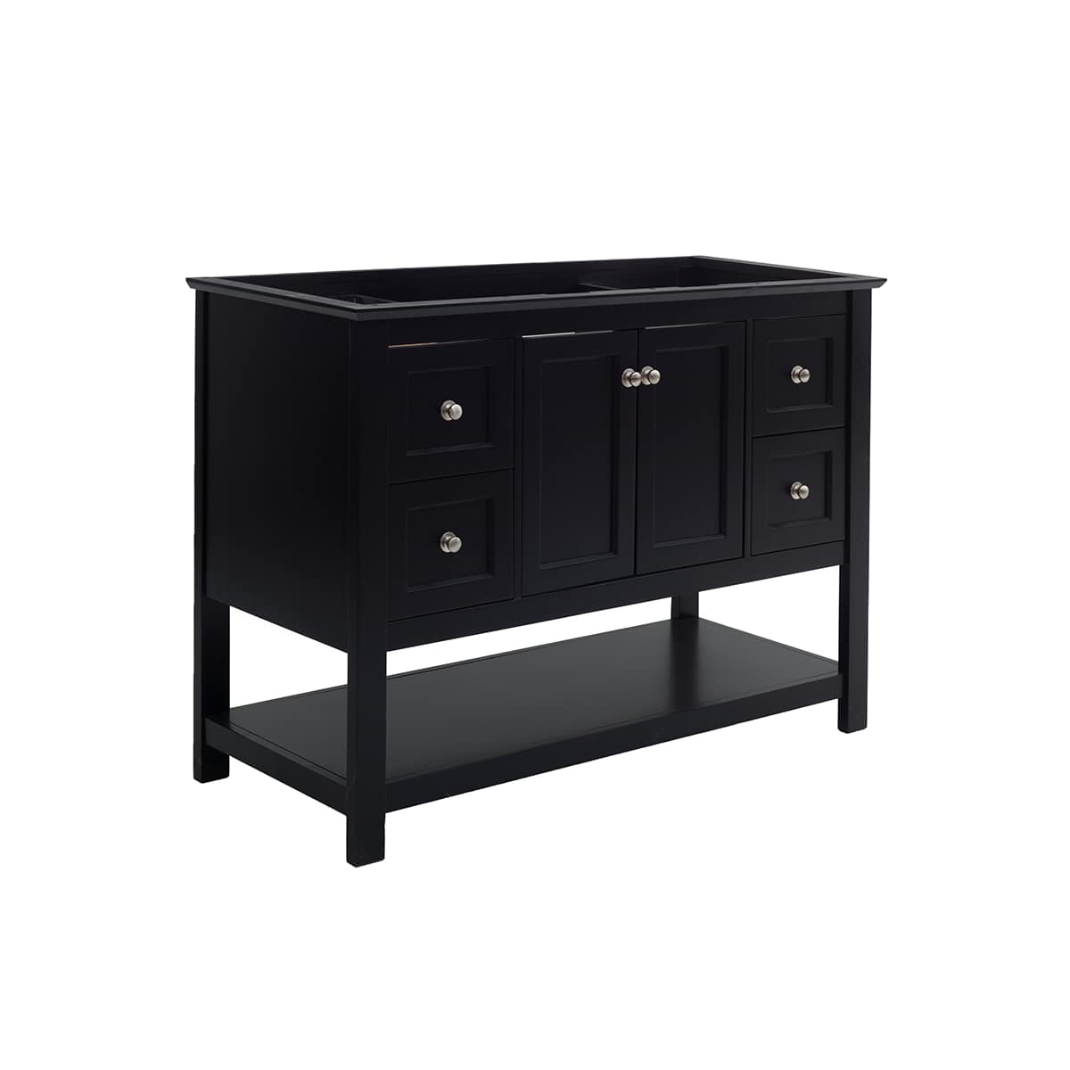 Manchester 48" Single Free Standing Vanity Cabinet - Less Vanity Top