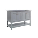 Manchester 48" Double Free Standing Vanity Cabinet - Less Vanity Top - image 1