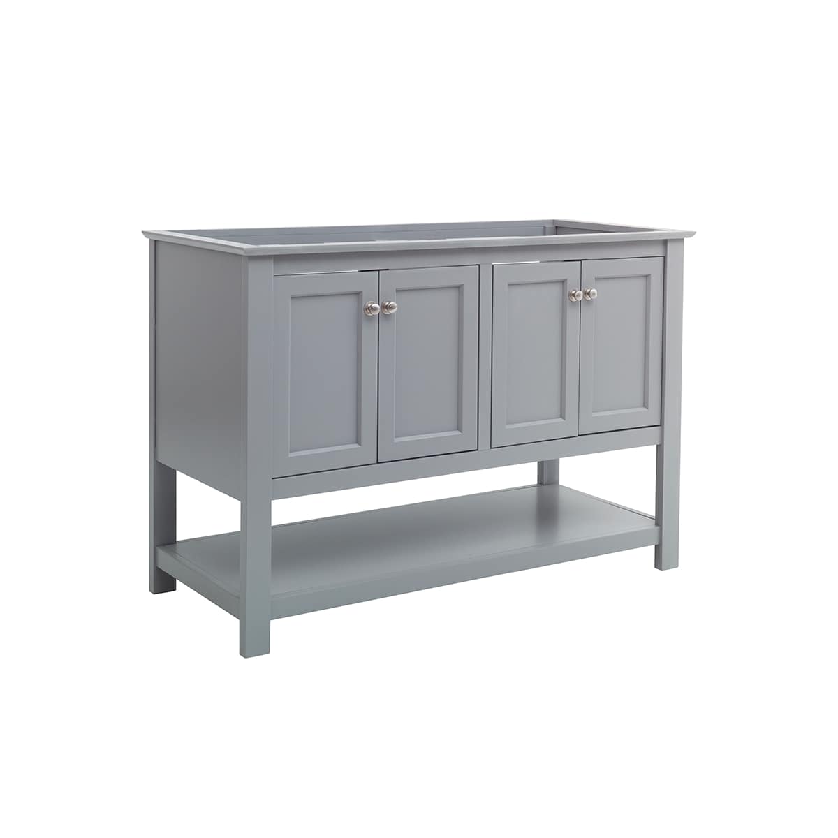 Manchester 48" Double Free Standing Vanity Cabinet - Less Vanity Top
