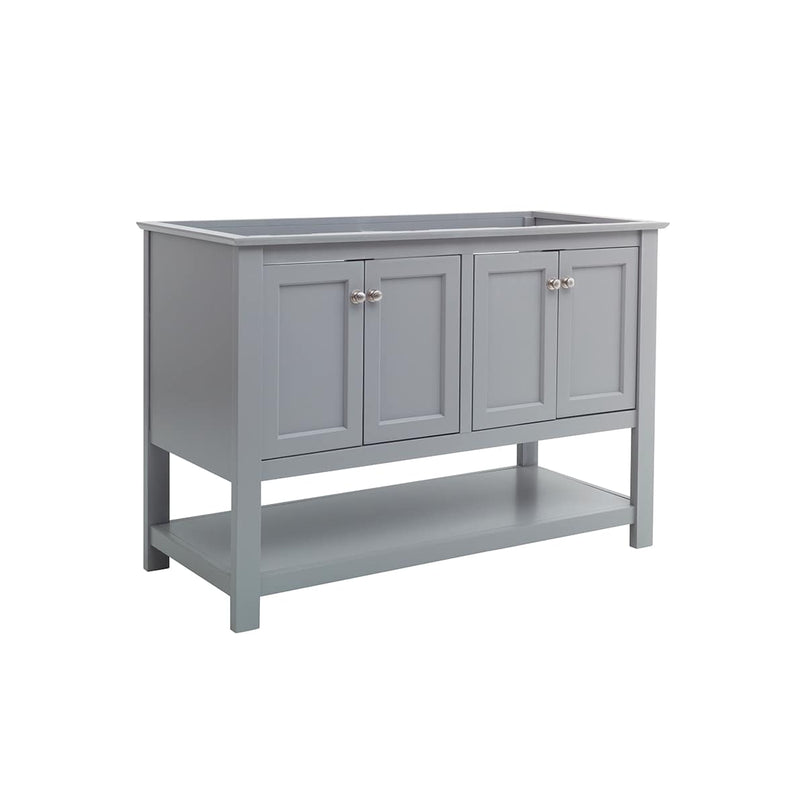 Manchester 48" Double Free Standing Vanity Cabinet - Less Vanity Top - image 1