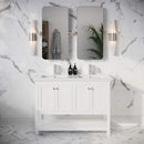 Manchester 48" Free Standing Double Basin Vanity Set with Cabinet and Quartz Vanity Top - image 1