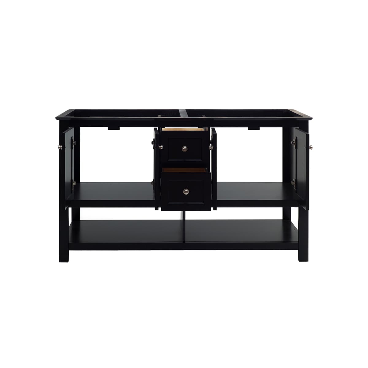 Manchester 60" Double Free Standing Vanity Cabinet - Less Vanity Top - image 3