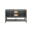 Manchester 60" Double Free Standing Vanity Cabinet - Less Vanity Top - image 14