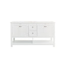 Manchester 60" Double Free Standing Vanity Cabinet - Less Vanity Top - image 15